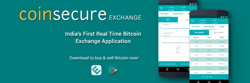 Coinsecure's profile banner image
