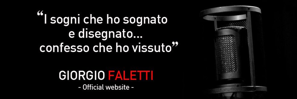 Giorgio Faletti banner