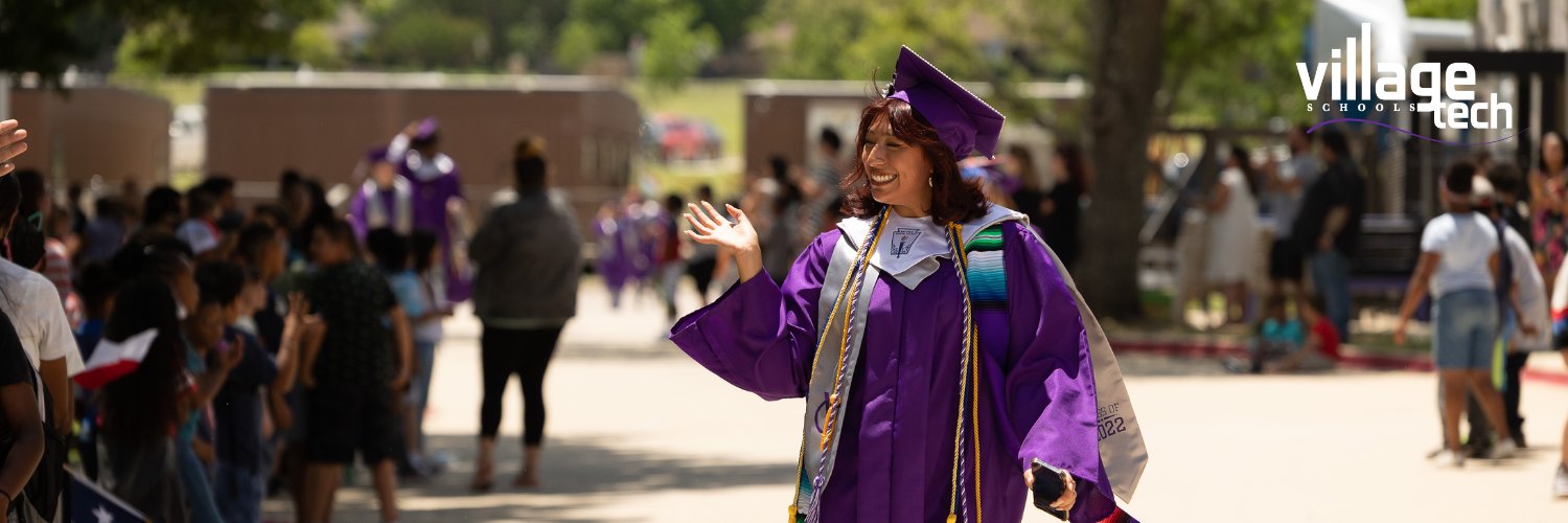Village Tech Schools banner