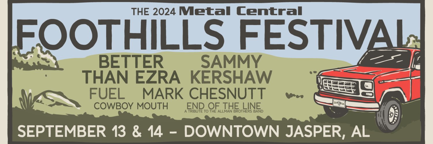 Foothills Festival Jasper AL banner