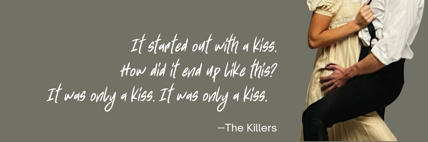 amelia jones THE STAGE KISS is out now! banner