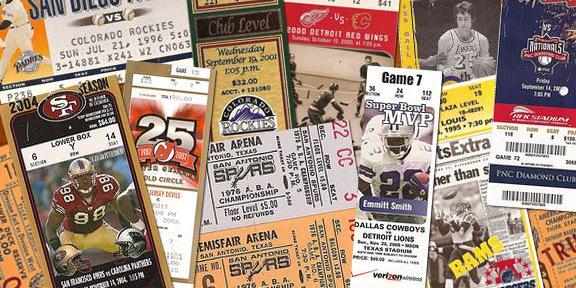 tickets for sport banner