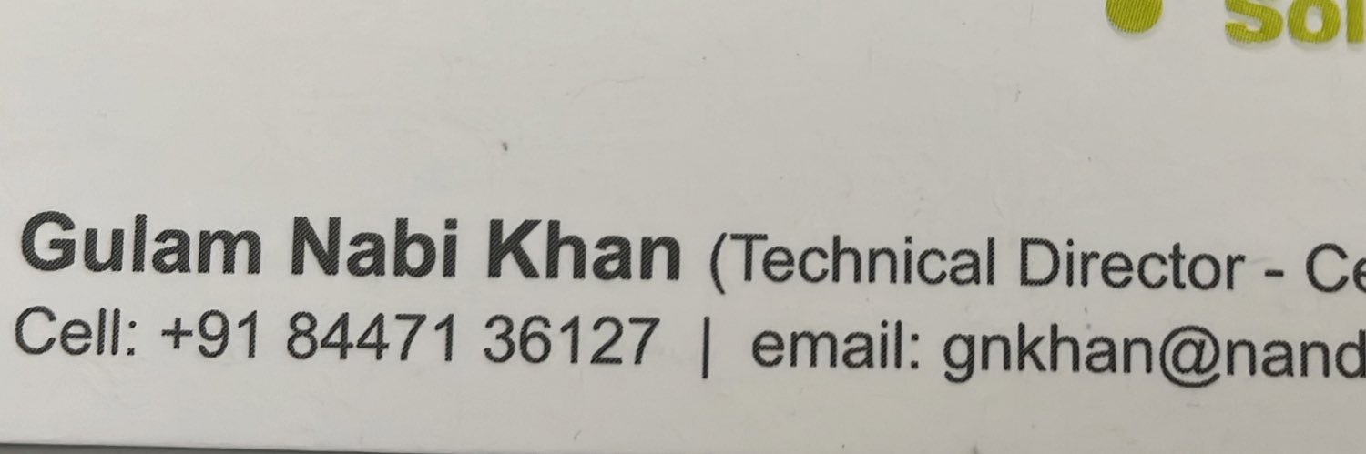 Gulam nabi Khan banner