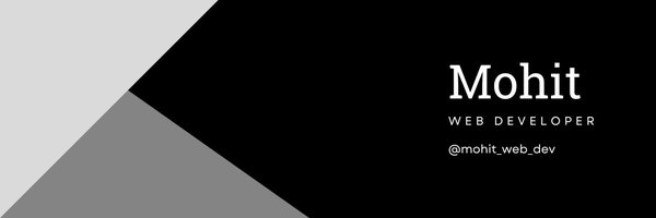 mohit_web_dev Profile Banner