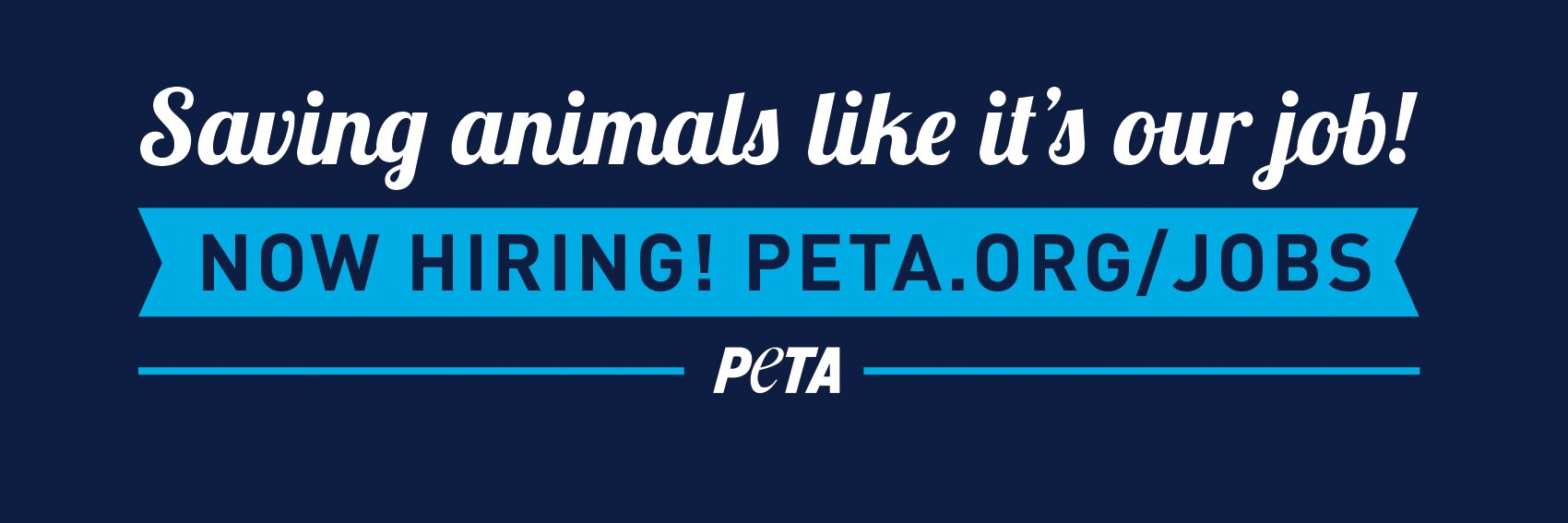 The PETA Life banner