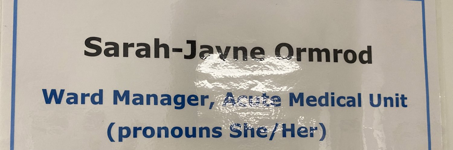 Sarah-Jayne Ormrod 💙 banner