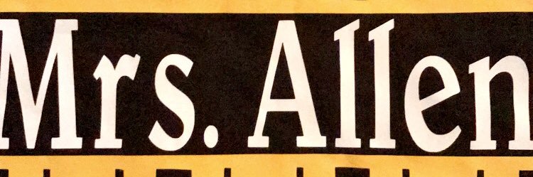 TeacherMrsAllen's profile banner image