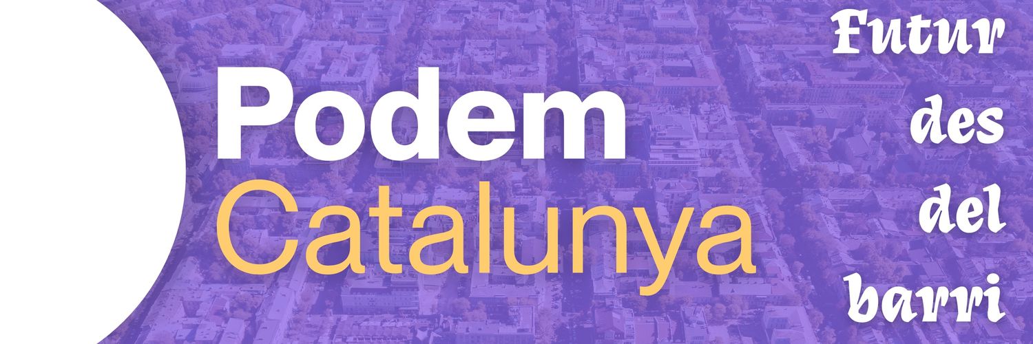 Podem Catalunya banner