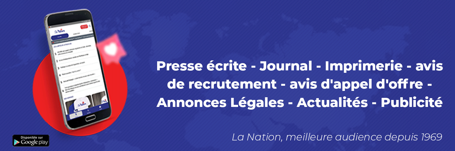 Quotidien du service public ''la Nation''- Bénin banner
