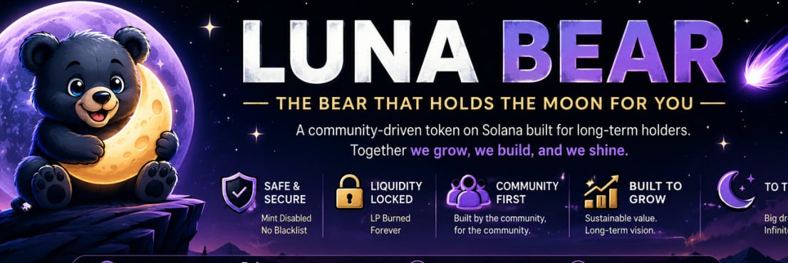 $LUNABEAR banner