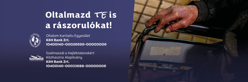 Oltalom Karitatív E banner