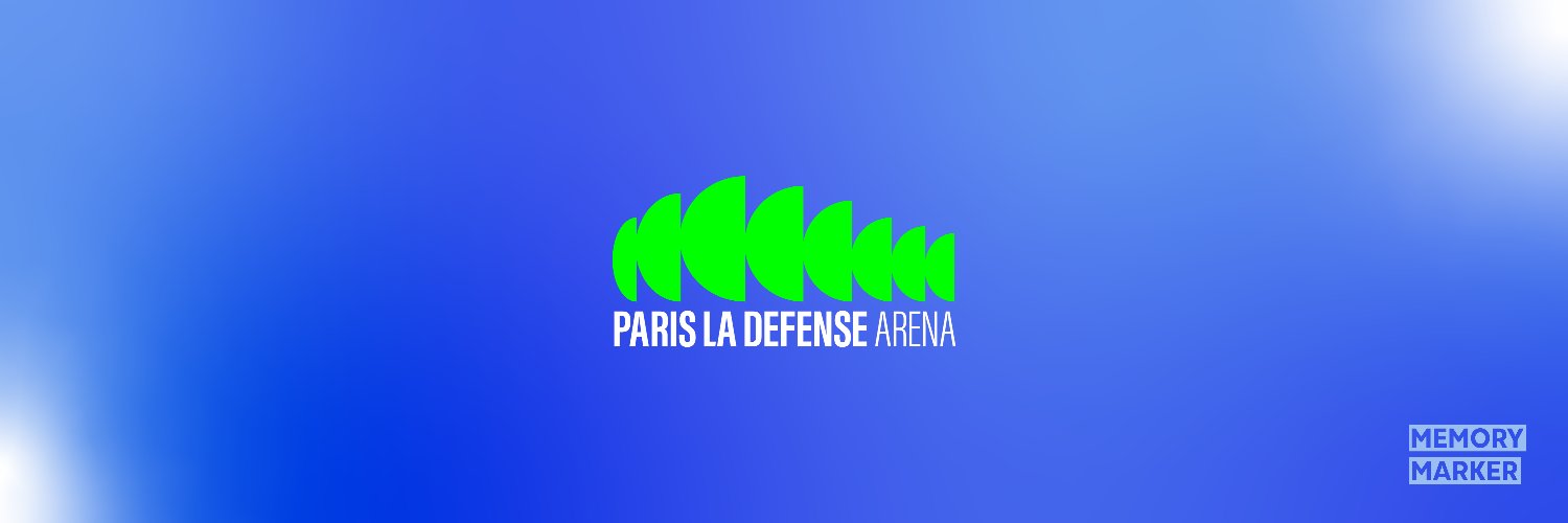 Paris La Défense Arena's banner