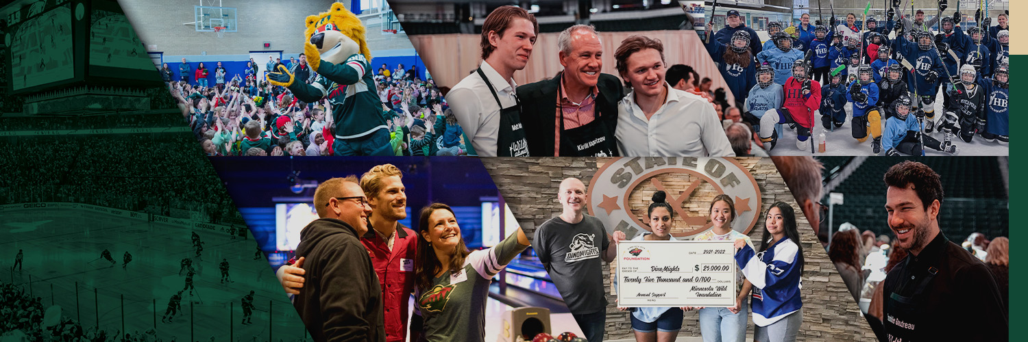 Minnesota Wild Gives Back banner
