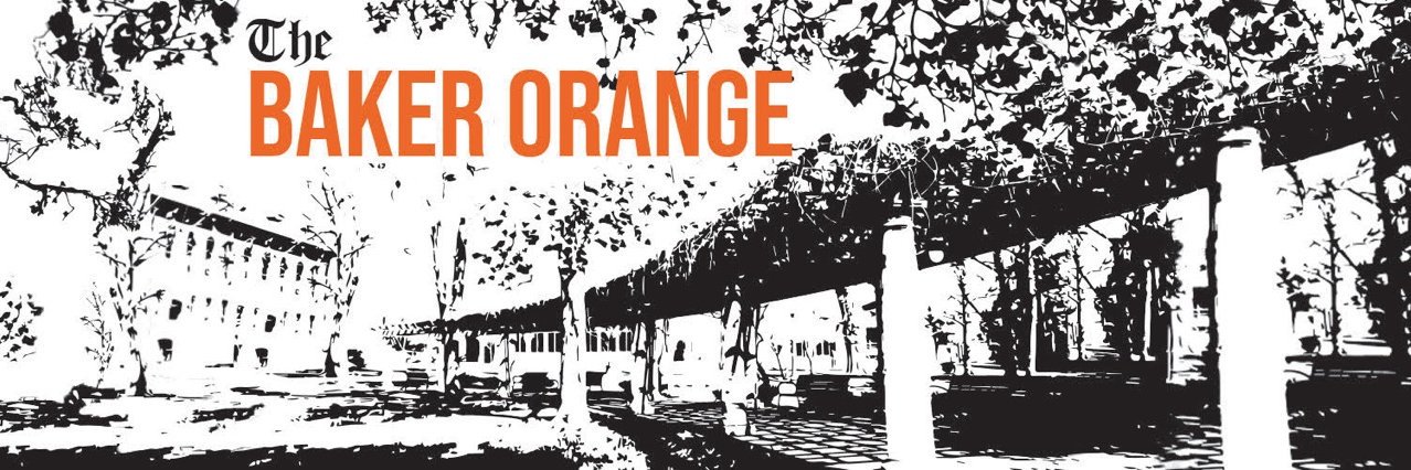 The Baker Orange banner