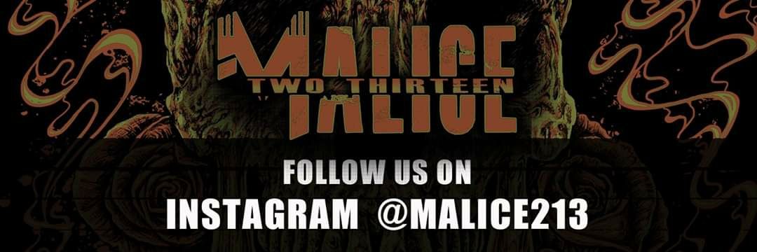 Malice 213 banner