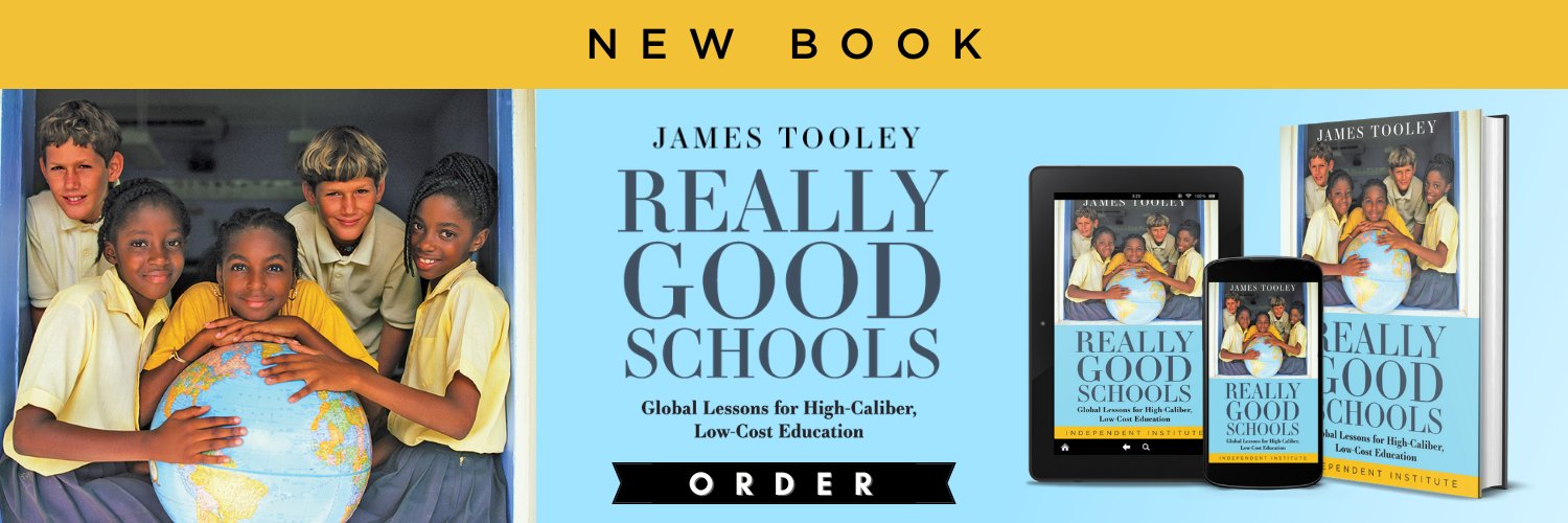 James Tooley banner