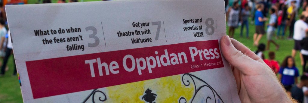 Oppidan Press banner