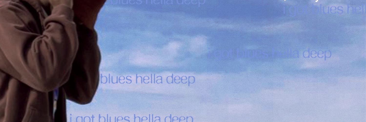 the bluest black banner