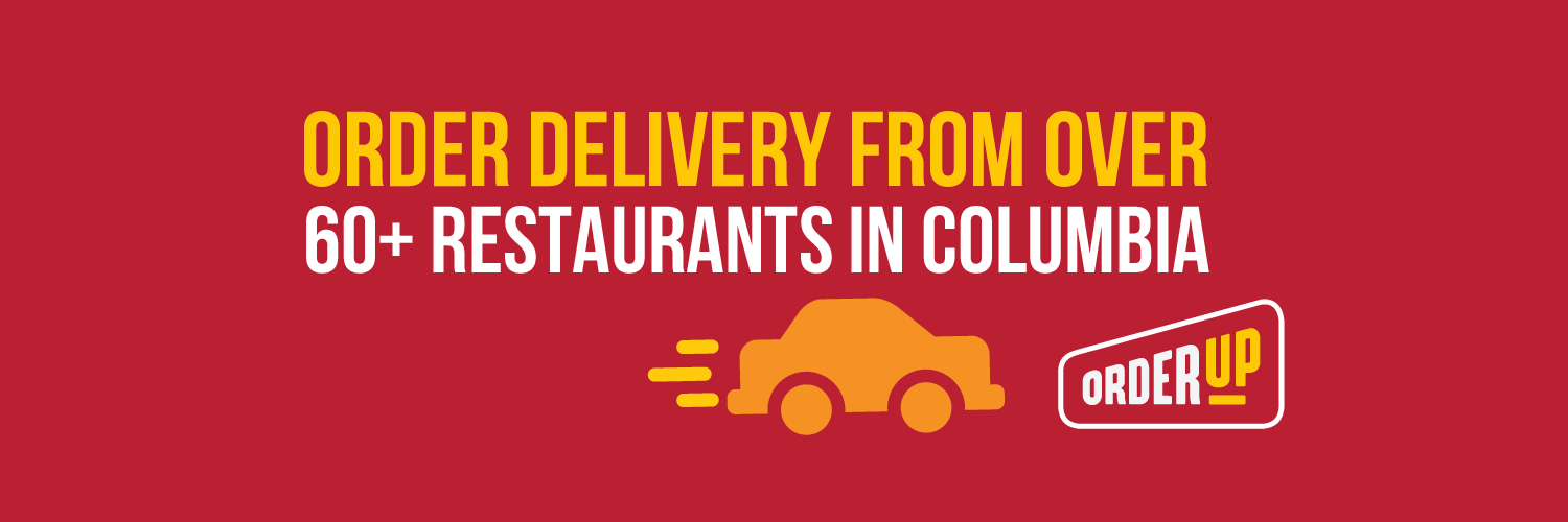 OrderUp Columbia banner