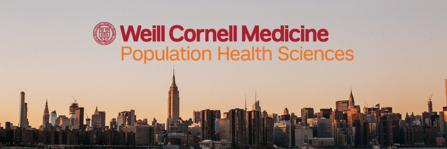 Weill Cornell Medicine Population Health Sciences's banner