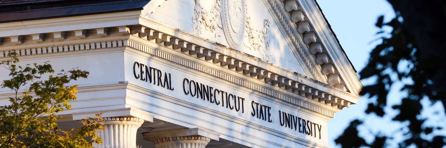 Central Connecticut State University's banner