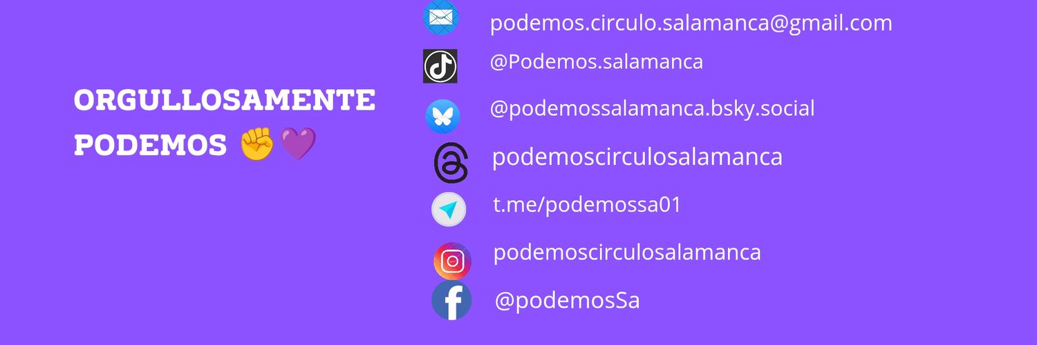 Podemos Salamanca banner
