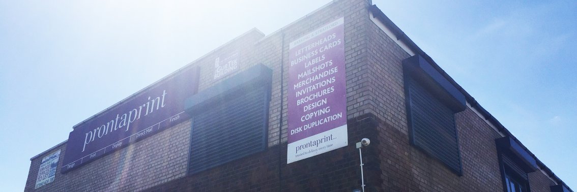 Prontaprint Barking banner