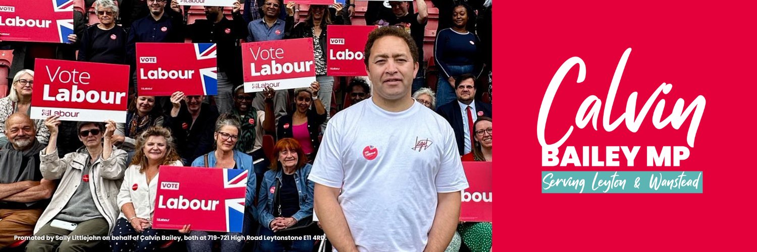 Calvin Bailey MBE MP's banner