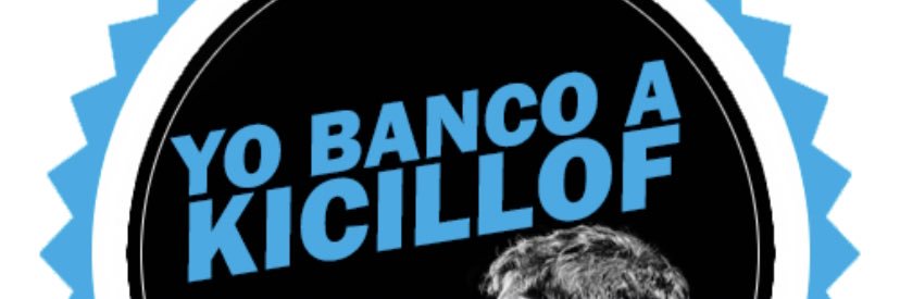 Yo Banco a Kicillof's banner