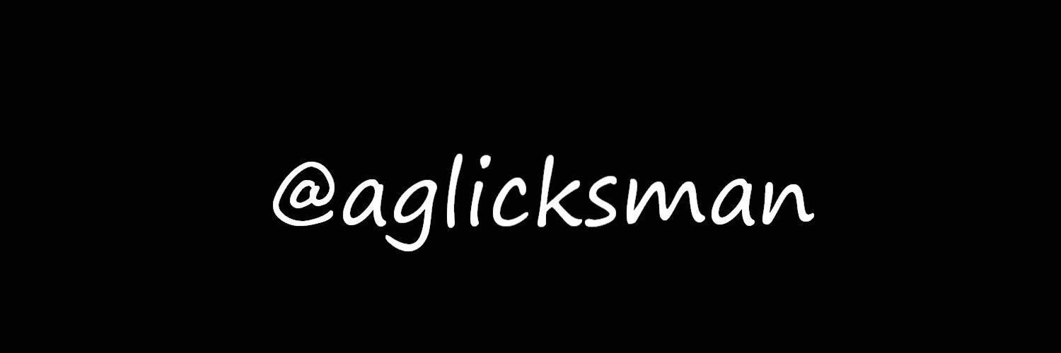 aglicksman's profile banner image