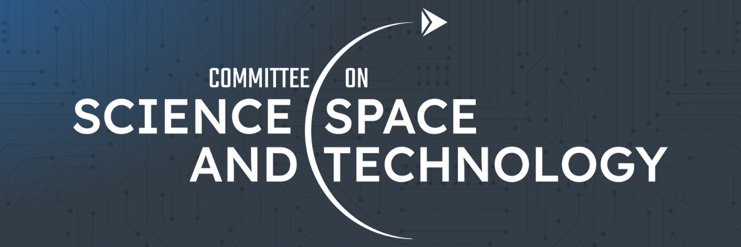 House Science Committee's banner