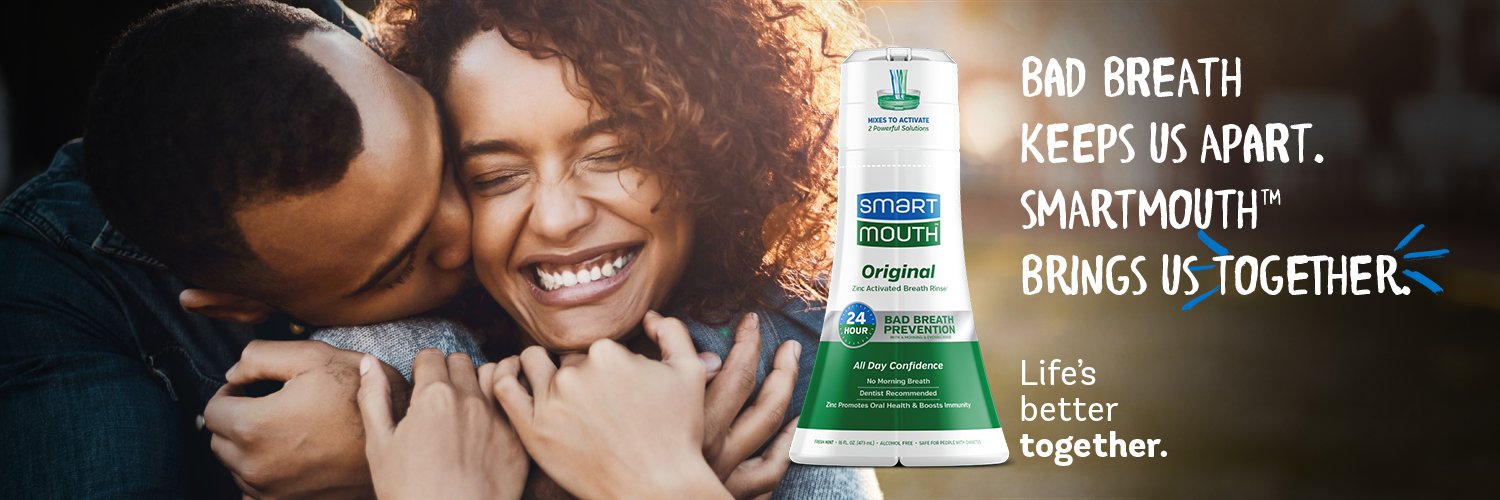 SmartMouth Mouthwash banner