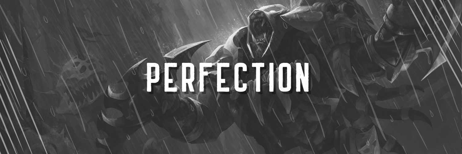 Perfection banner