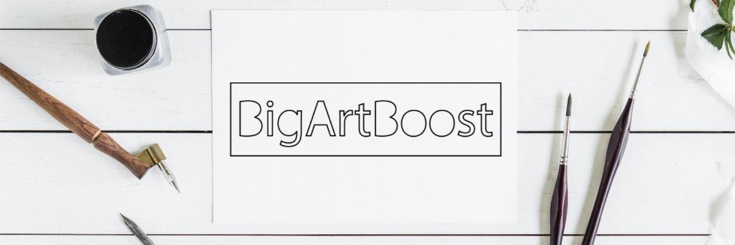 #BigArtBoost banner