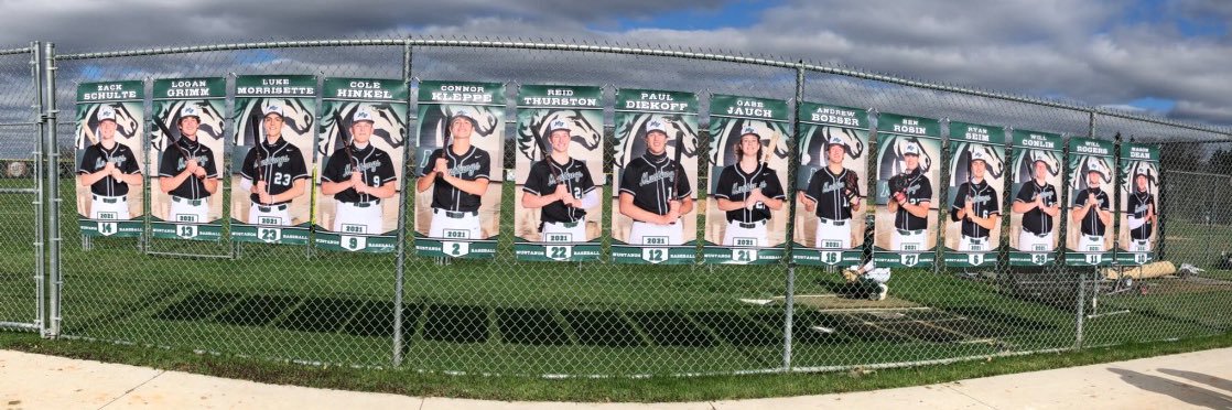 Mounds View Baseball banner