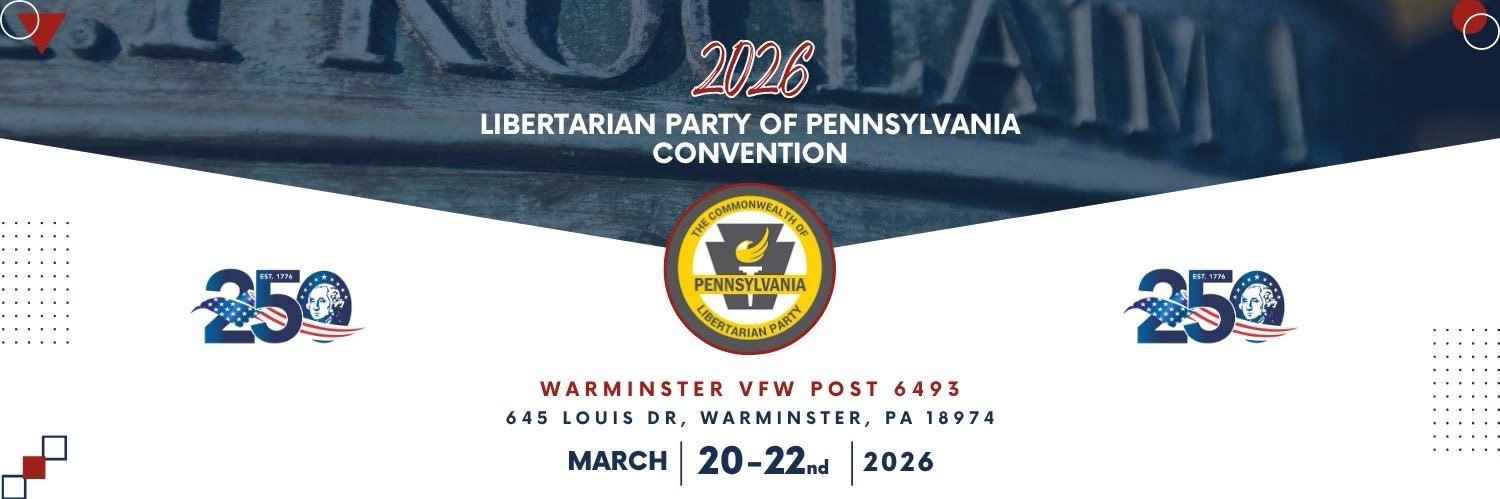 Libertarian Party of Pennsylvania banner