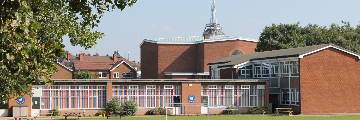 Holy Family School's banner