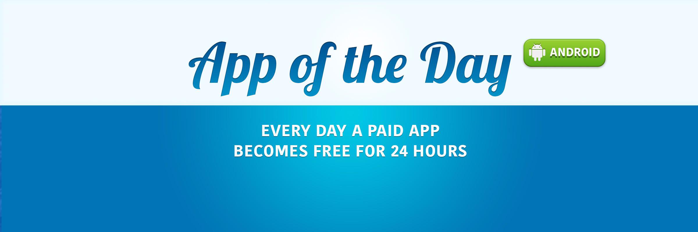 AppOfTheDay Android banner