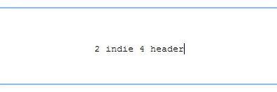 2 indie 4 name banner