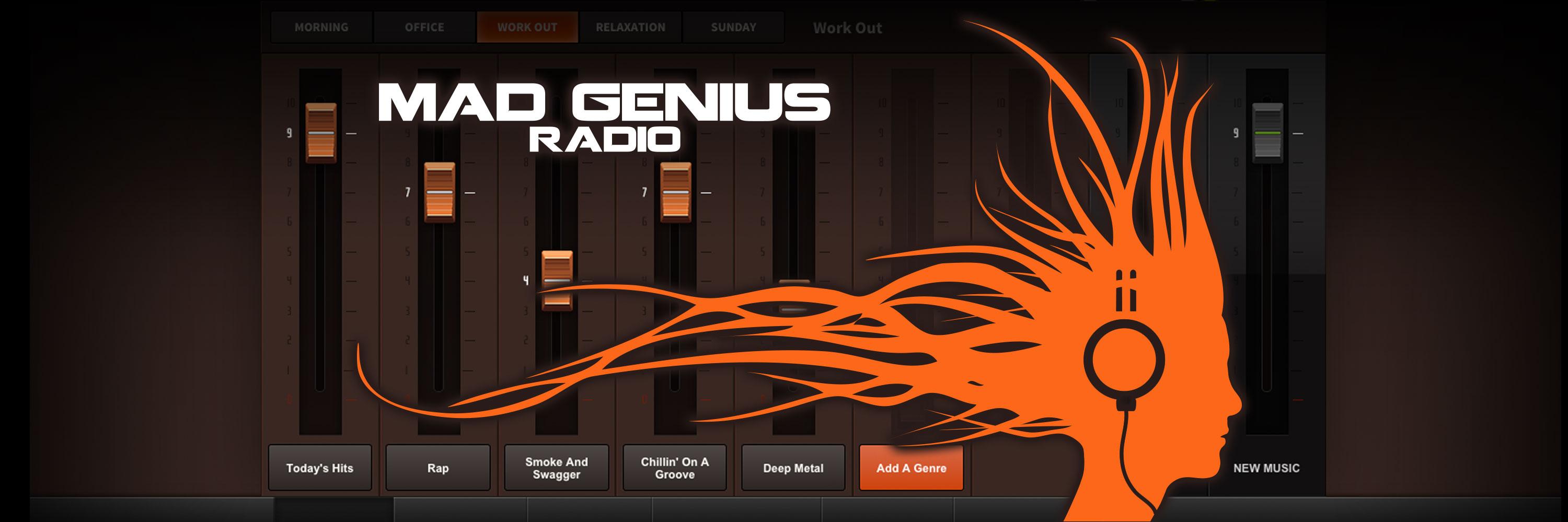 Mad Genius Radio banner