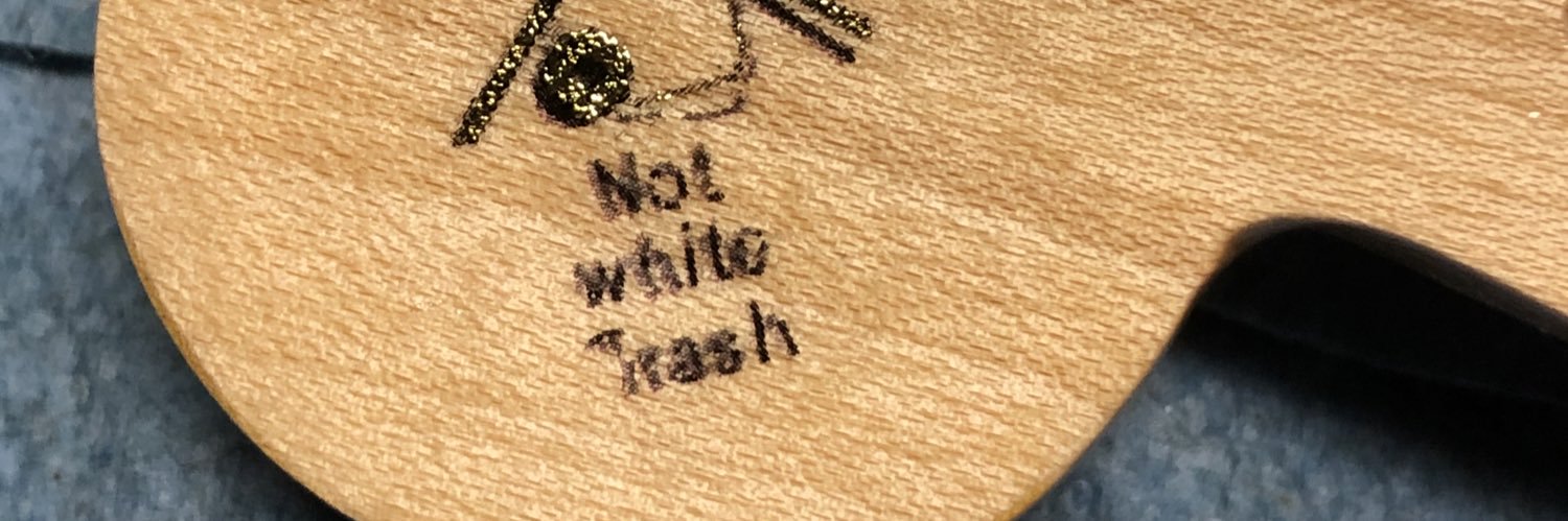 not white trash banner