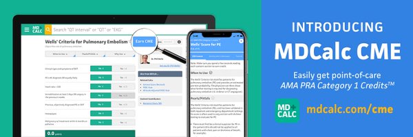 MDCalc.com Profile Banner