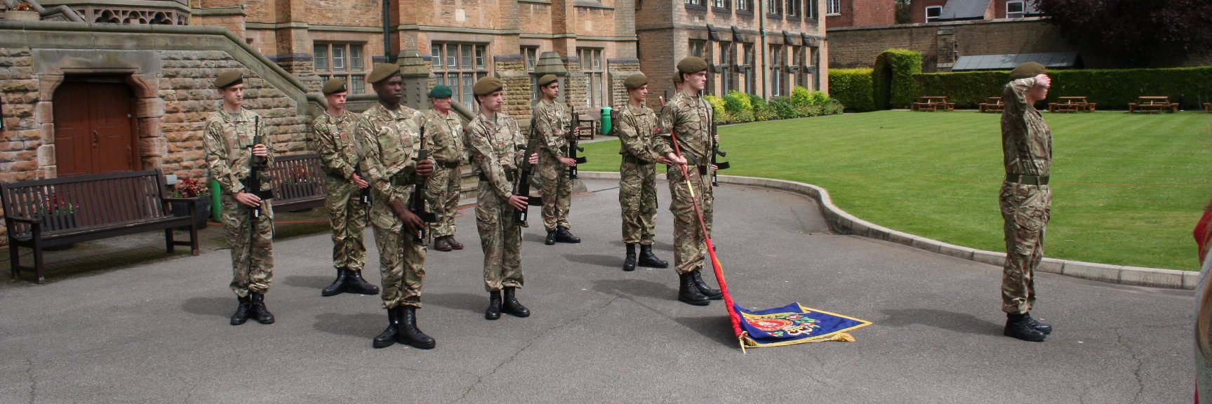 Nottingham High CCF banner