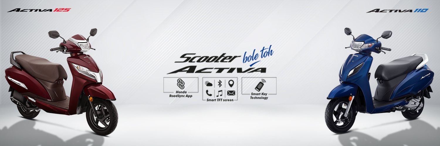Honda 2 Wheelers India's banner