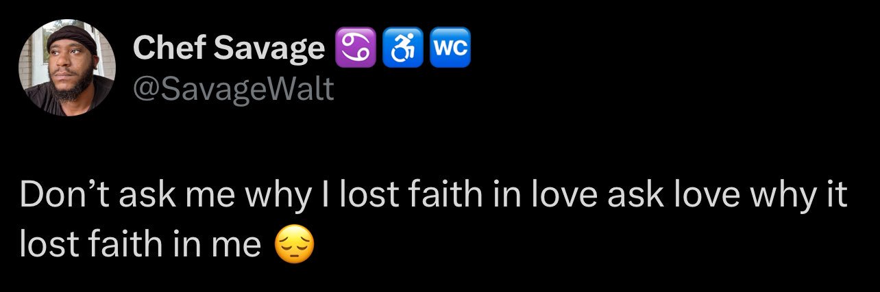 Chef Savage ♋️♿️🚾 banner