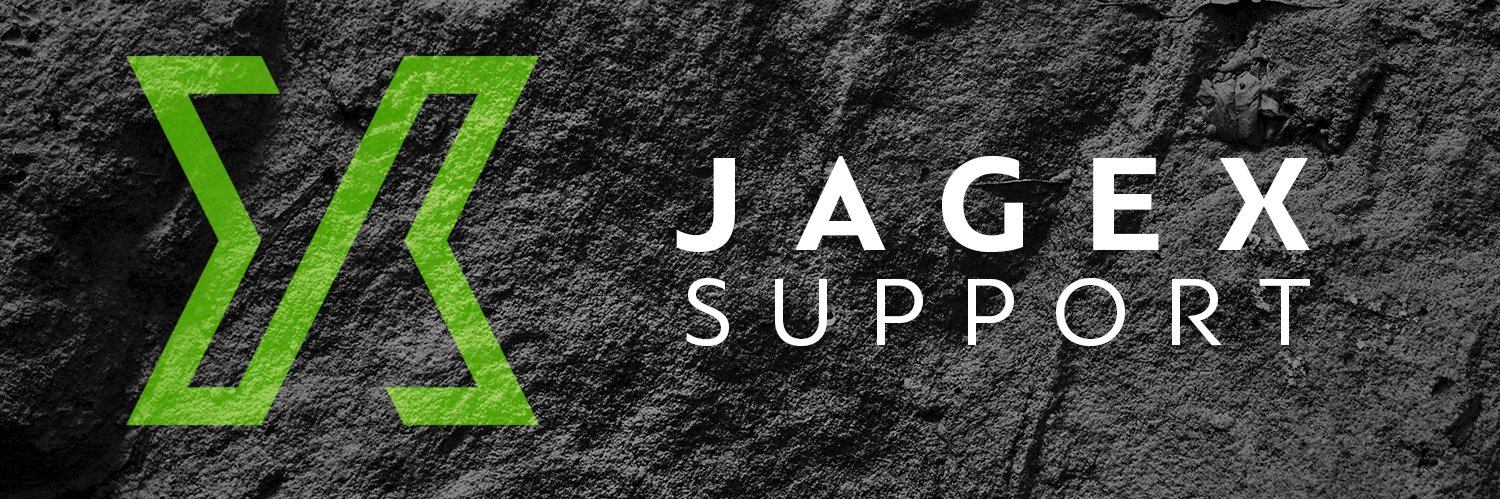 Jagex Support banner