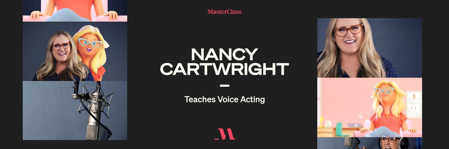 Nancy Cartwright's banner