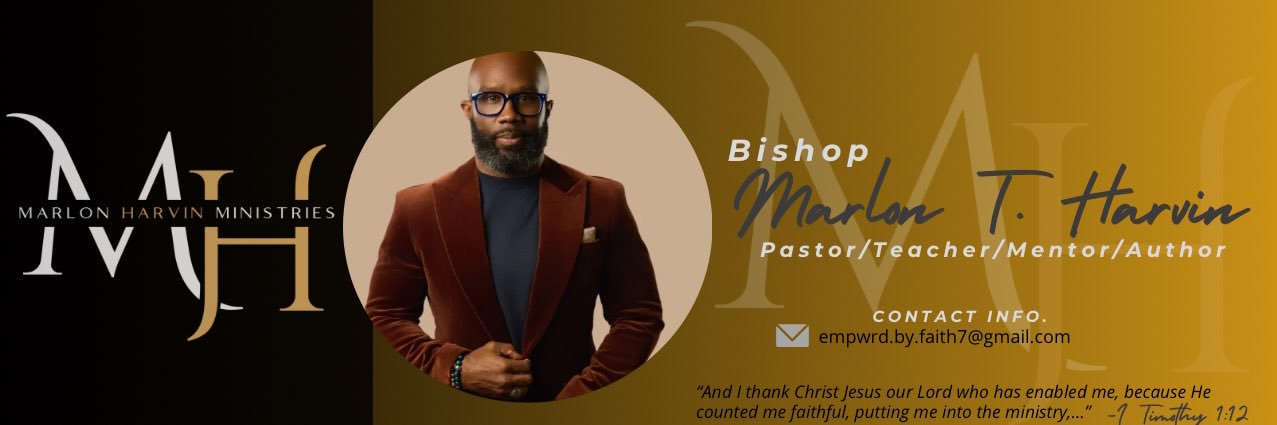 Bishop M. T. Harvin banner