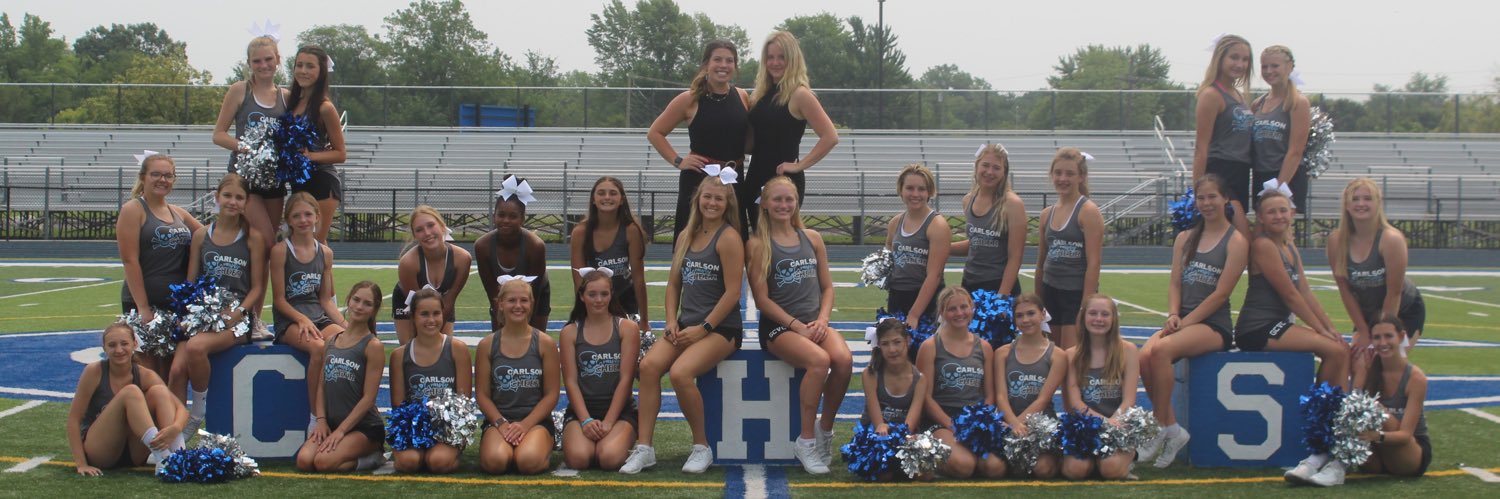 Carlson Cheer banner