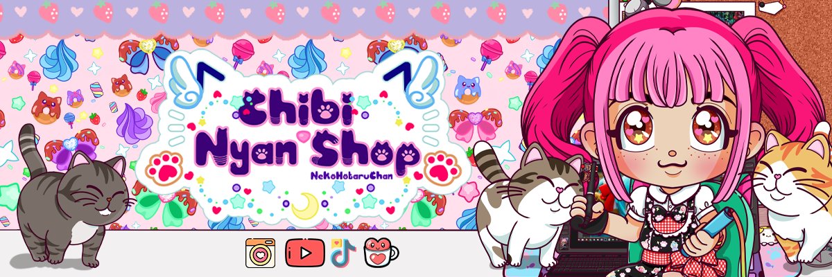 🍓 🎀 𝑪𝒉𝒊𝒃𝒊𝑵𝒚𝒂𝒏𝑺𝒉🍩𝒑 🎀 🍓 banner